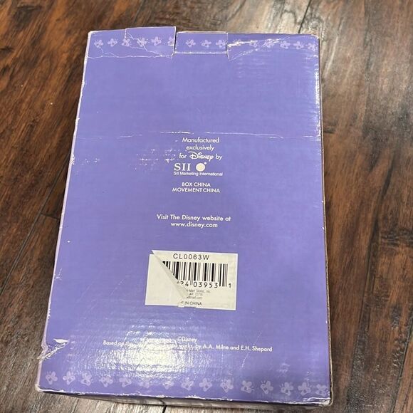 Vintage NEW IN open BOX DISNEY ANNIVERSARY CLOCK/EEYORE! Collectible - Picture 7 of 8